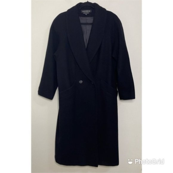 donny brook Jackets & Blazers - Donnybrook women's black wool long pea coat  size 10P